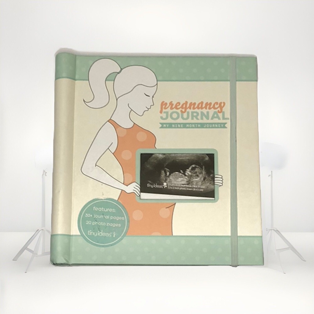 Pearhead My Pregnancy Journal Memory Book Photo Pockets‎ Open Box NEW